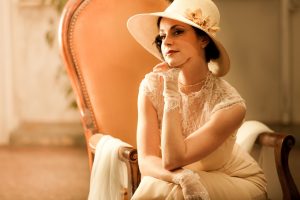 dentelle pour robe de soirée belle époque