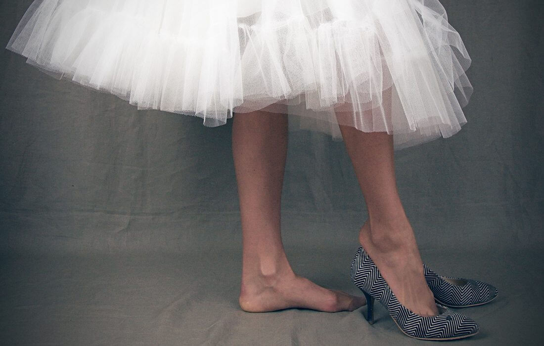 chaussure pour la mariée