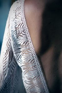 broderie dos sur robe de mariée créateur
