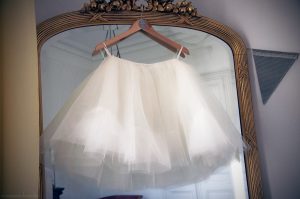 jupon pour robe de mariée courte et évasée
