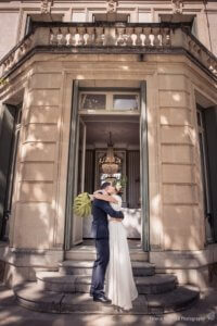 robe de mariée blanche longue sur mesure à montpellier