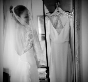 french wedding dress south of france