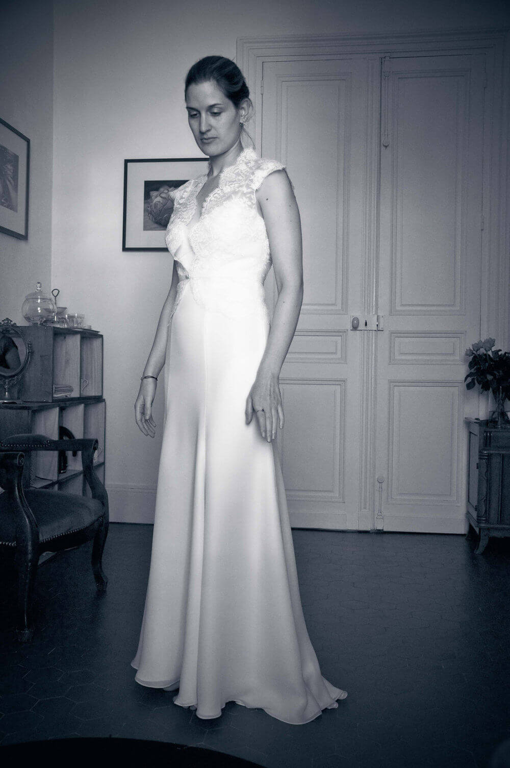 robe de mariée en dentelle marseille Aix