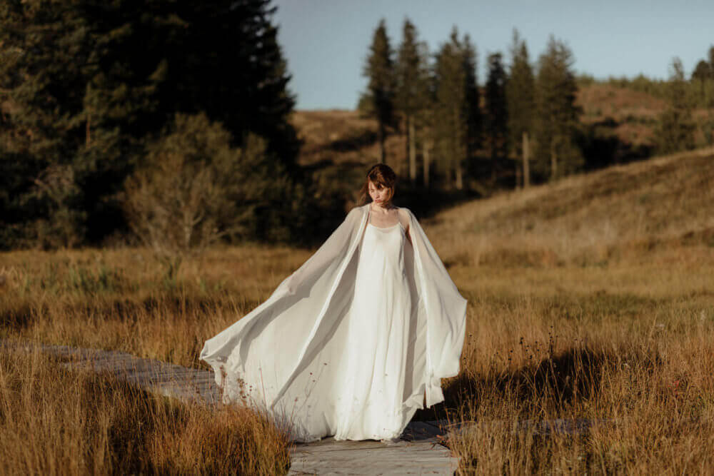 robe de mariée elopment nature