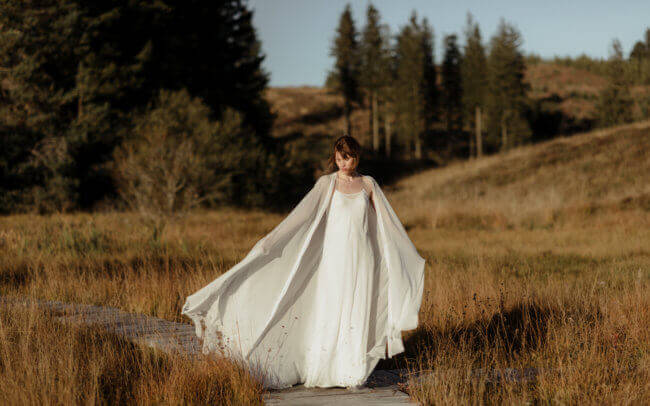 robe de mariée elopment nature