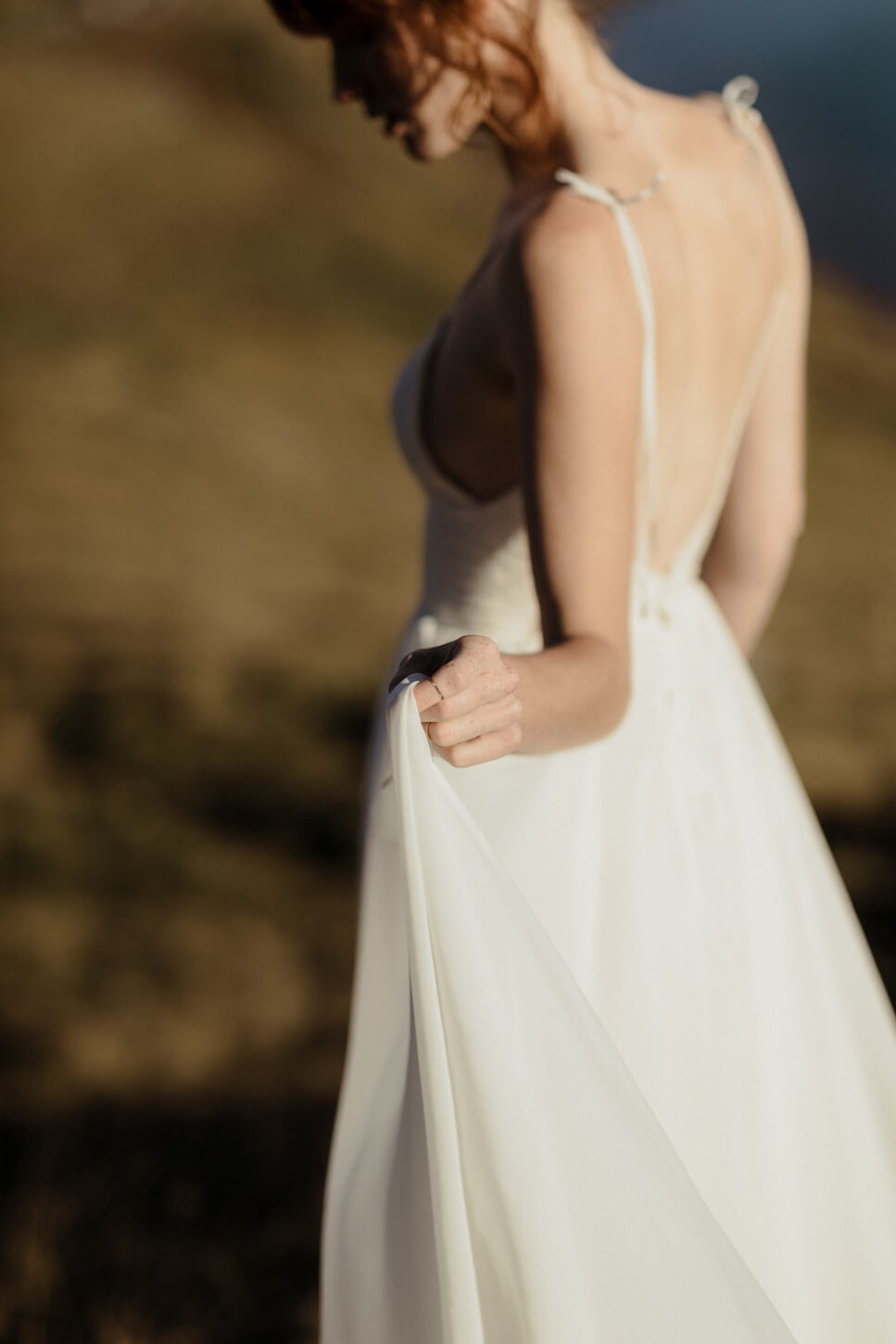 robe de mariée en soie issue de la collection 2019