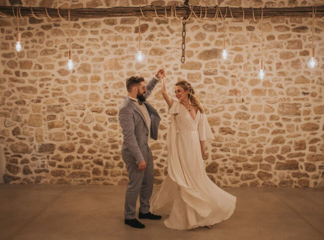 robe de mariée en coton bio
