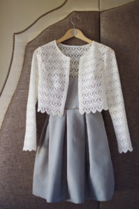 Bolero pour la mariée - atelier Montpellier