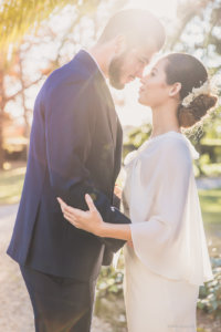 Cape courte et legère pour le mariage