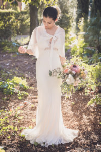Cape légère pour mariée Marielle Maury Créations Montpellier