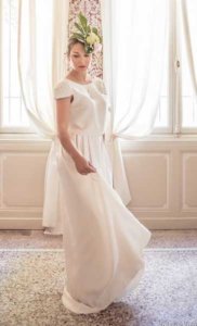 Jupe ample de mariée