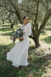 veste de mariée manches longues Robes de mariée Marielle Maury