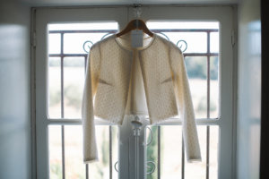 veste en soie pour la mariée Marielle Maury Montpellier
