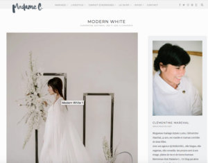 mariage moderne dans le blog de madame c janvier 2020