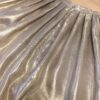 eco-responsible gold linen skirt