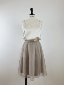 top en soie 99% femme