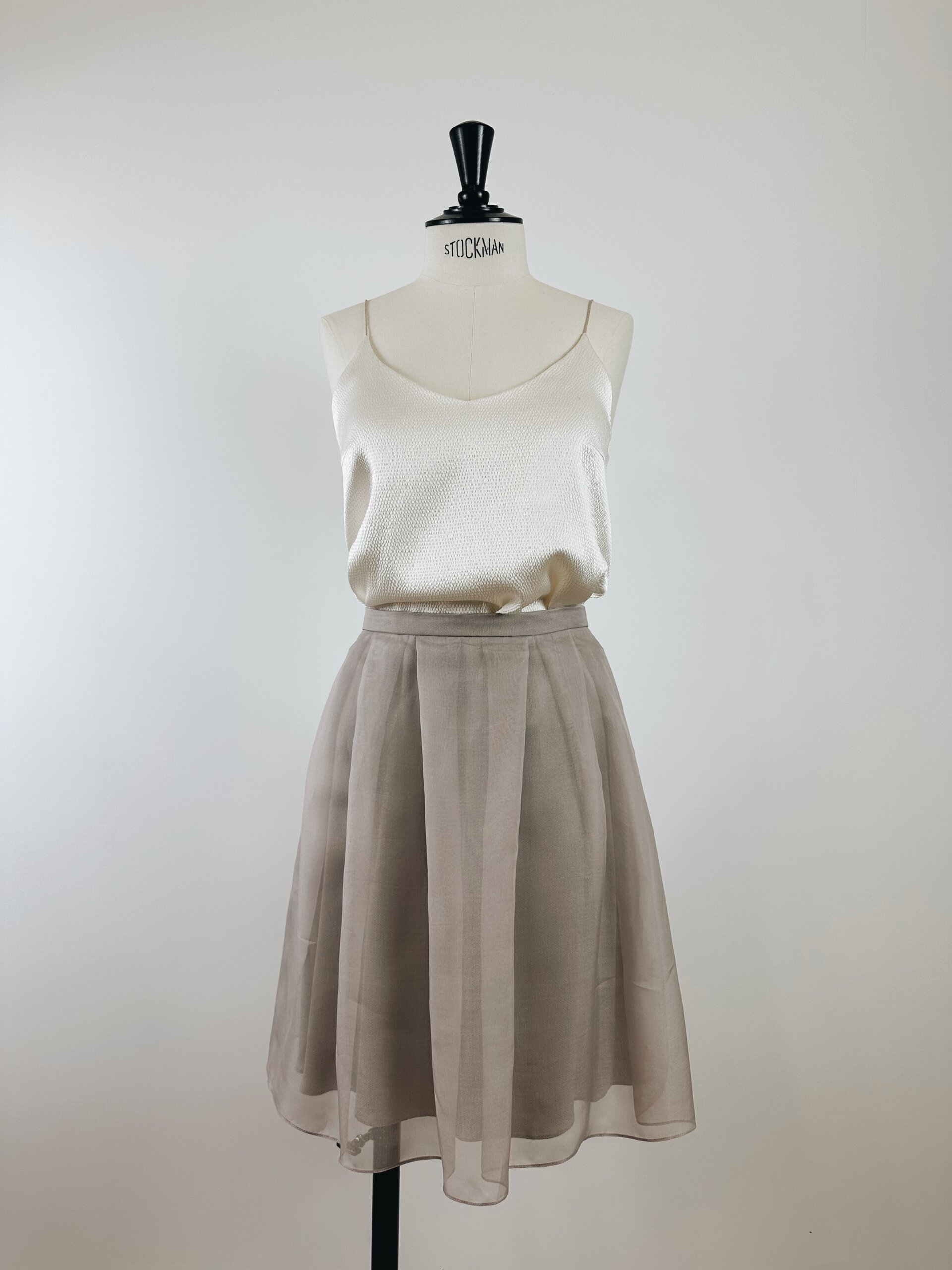 top en soie 99% femme