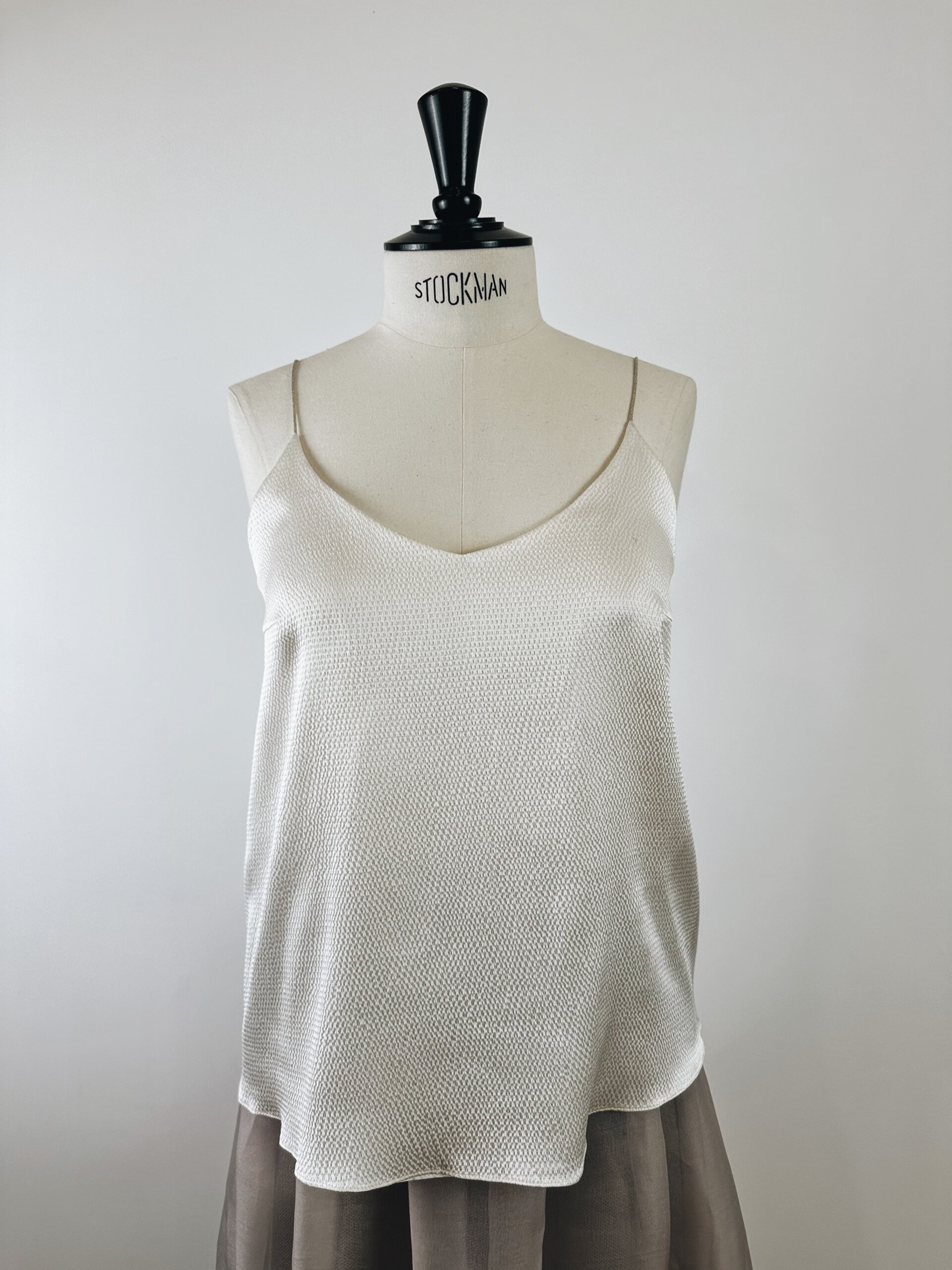 Top caraco haut femme en soie