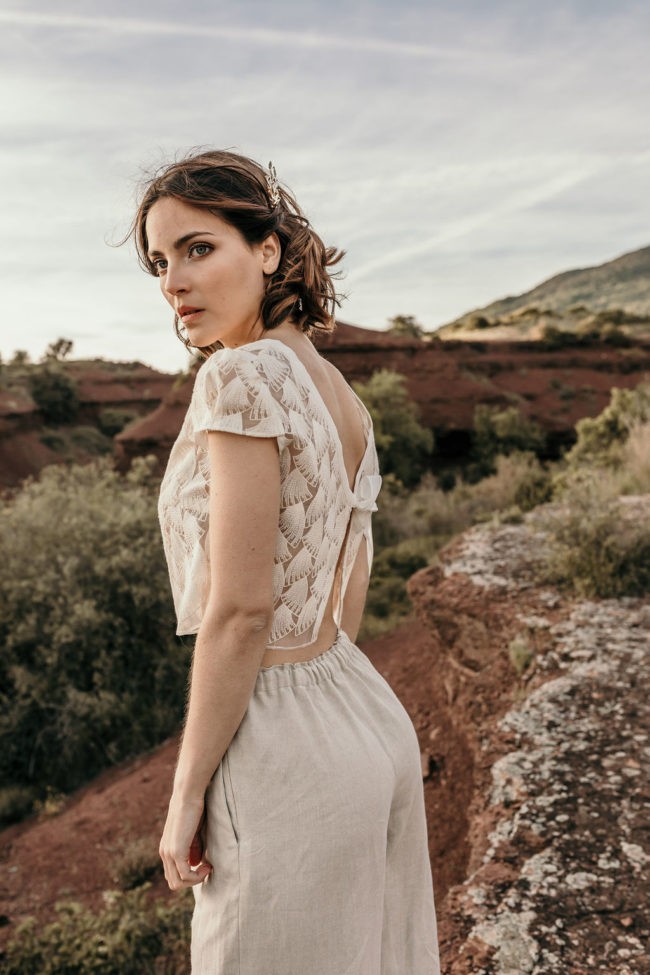 croptop dentelle bio mariage civil montpellier