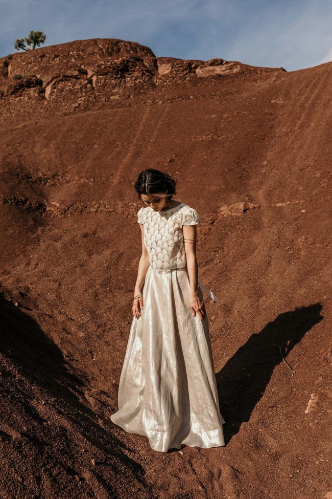 croptop dentelle tenues demoiselles d'honneur