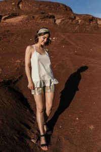 ensemble mariee top et short lendemain mariage