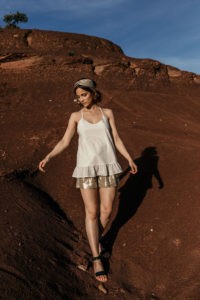 ensemble mariee top et short lendemain mariage