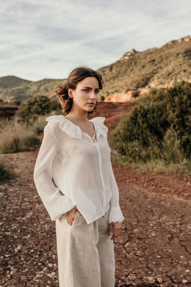 pantalon palazzo lin bio chic montpellier