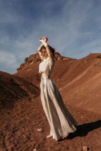 robe mariage civil dentelle bio