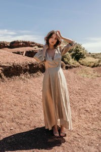 robe-mariage lin or ecoresponsable montpellier