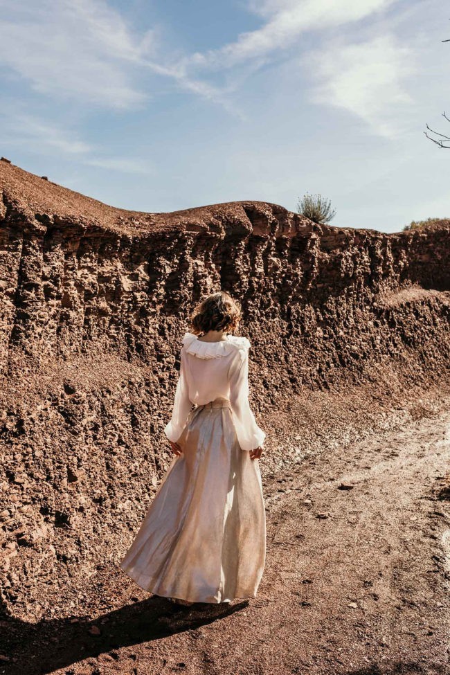 tenue mariage civil lin ecoresponsable creatrice montpellier