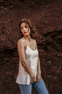 top dentelle dos nu brunch mariage