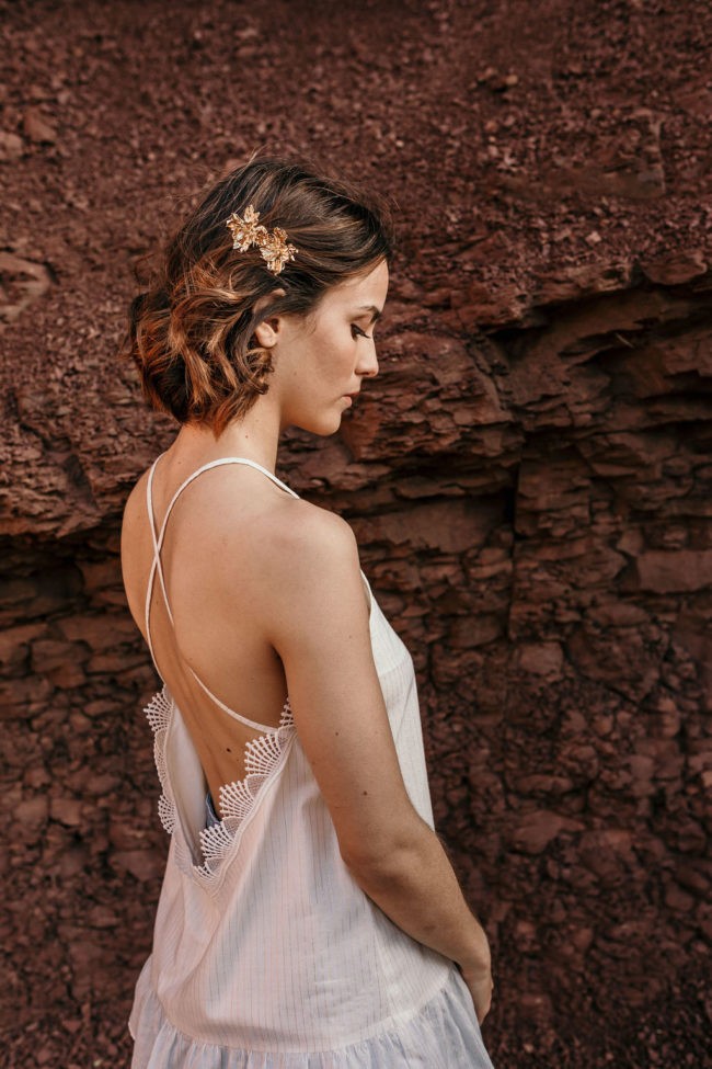 top dentelle dos nu brunch mariage