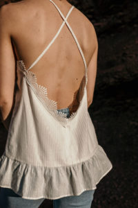 top dentelle dos nu brunch mariage