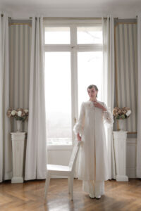 ensemble de mariée chic et moderne ecoresponsable