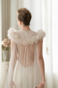robe de mariée moderne et chic en soie