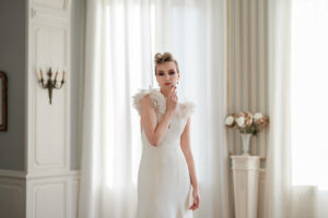 robe de mariée longue sirene moderne et chic