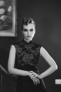 robe de soiree en dentelle noire