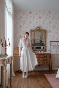 ensemble de mariée moderne et chic
