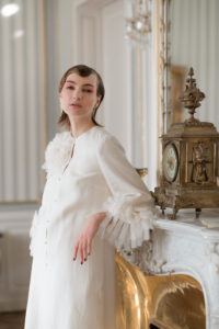 veste de mariée ecoresponsable en lin bio