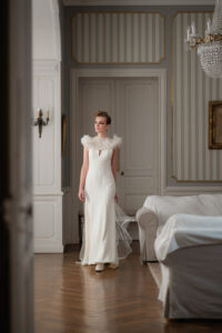 robe de mariée longue fluide made in france