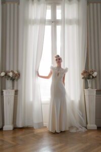 robe de mariée moderne de créatrice made in France