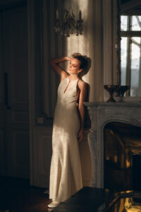 robe de mariée moderne fluide
