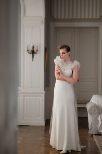 ensemble de mariee chic moderne et simple