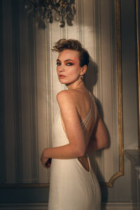 robe de mariée dos nu en soie
