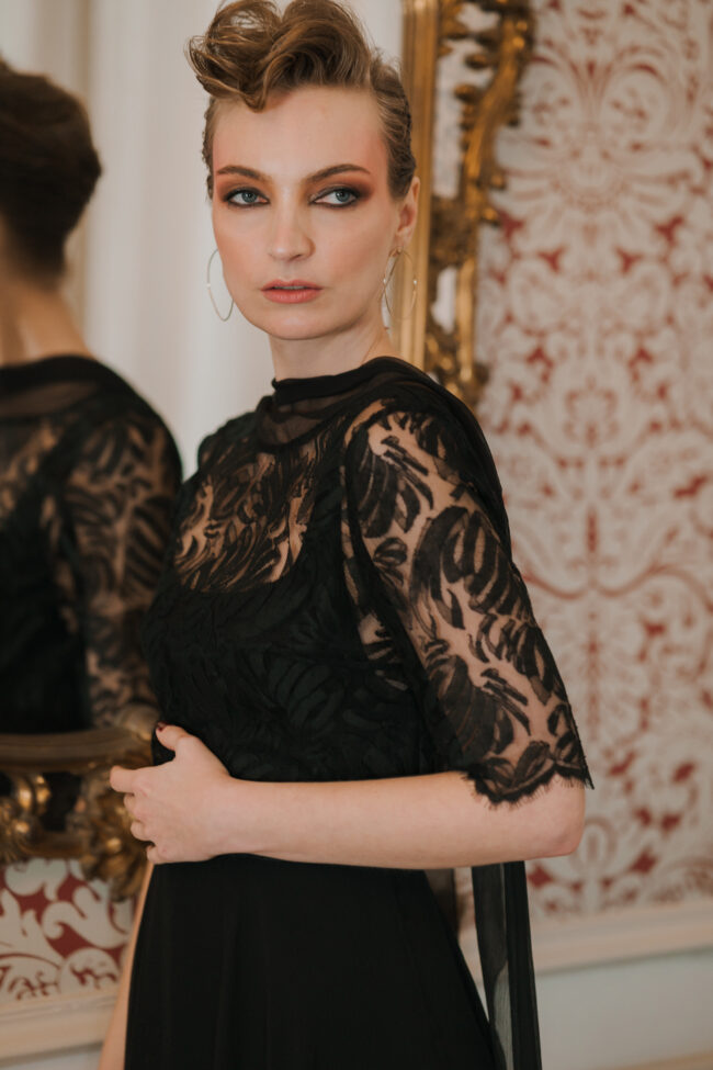 Robe de soirée mariage chic
