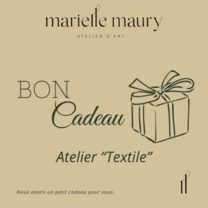 Carte cadeau stage atelier textile kintsugi