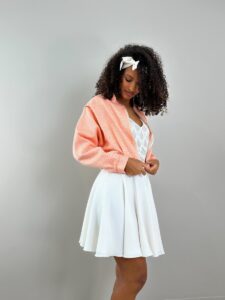 ensemble de mariée jupe courte