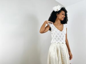 ensemble mariée dentelle