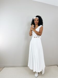 ensemble mariée dentelle mariage civil