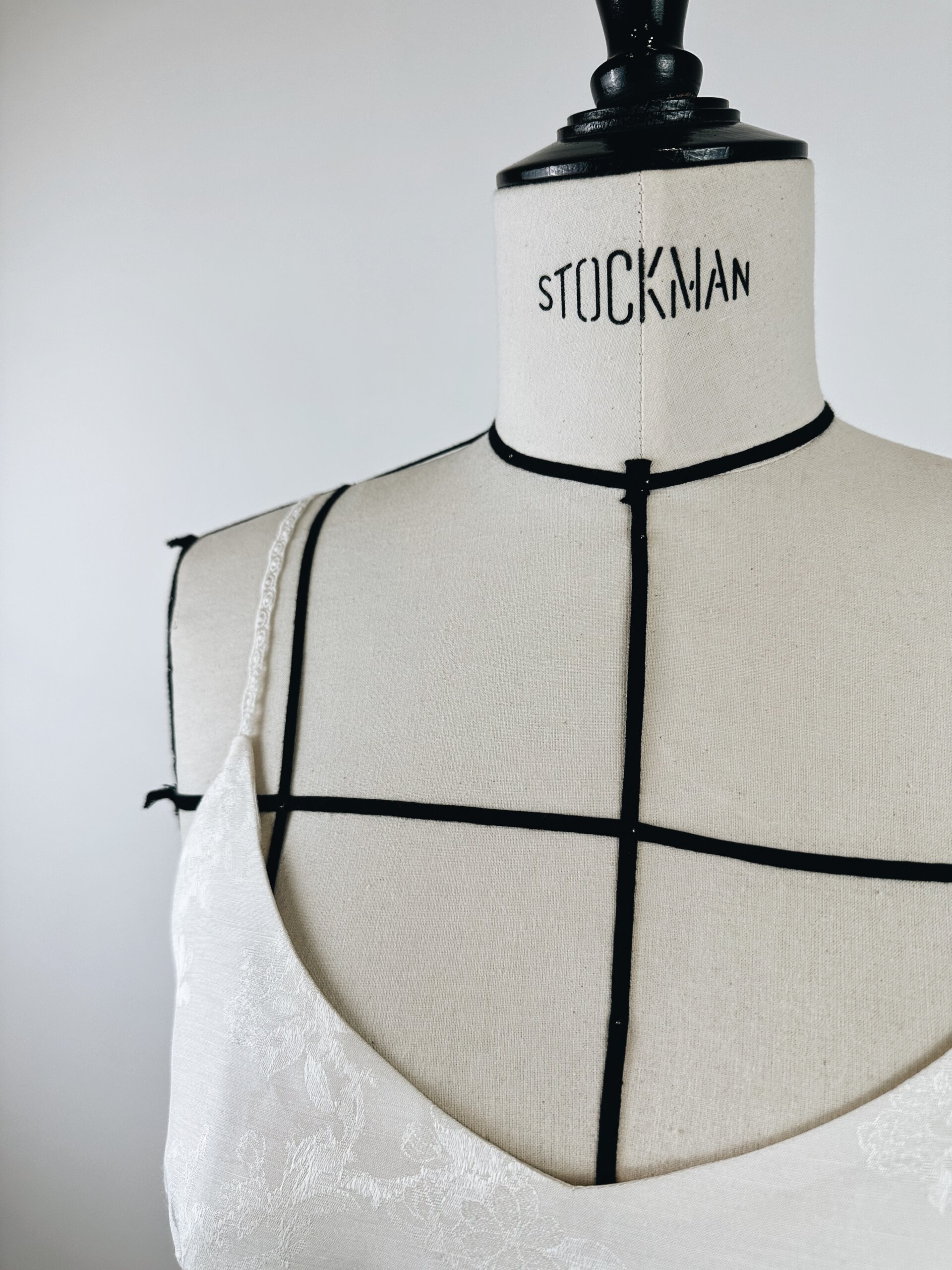 top femme en soie et coton tissu jacquard